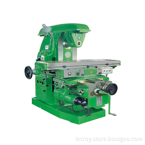 3 Axis Universal Knee Type Horizontal Milling Machine with DRO